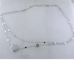 Pasquale Bruni Bon Ton 18K White Gold Diamond 36" Long Necklace