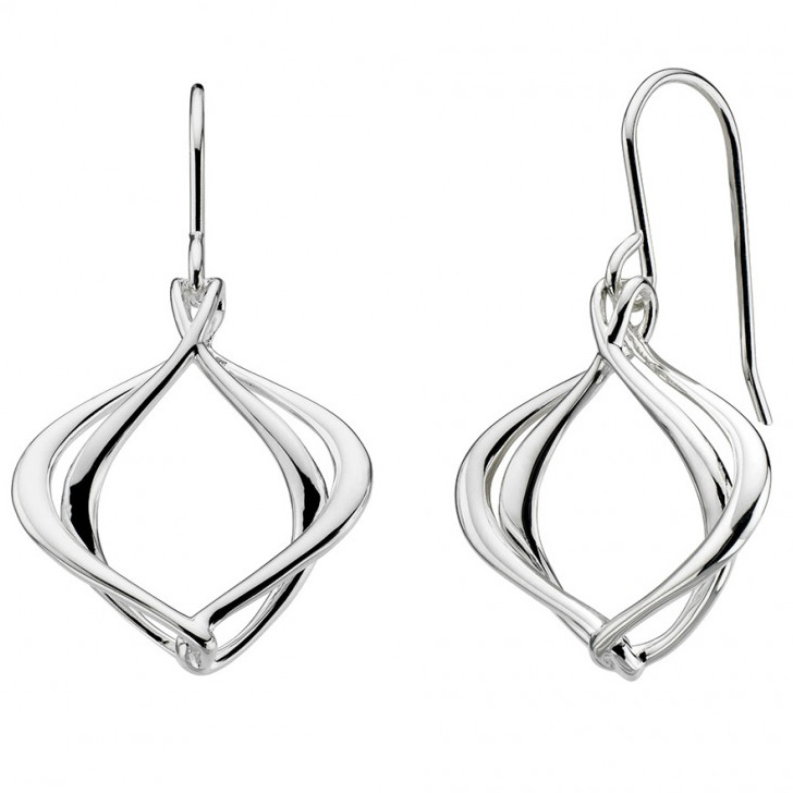 Kit Heath Alice Drops Dangle Sterling Silver Earrings 60019HP