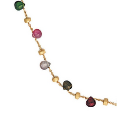 Marco Bicego Paradise Gem Single Strand Necklace 18K Yellow Gold CB1155