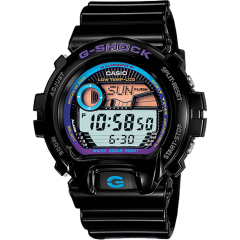 Casio G-Shock Black Purple Blue men's Digital Classic Watch GLX6900-1