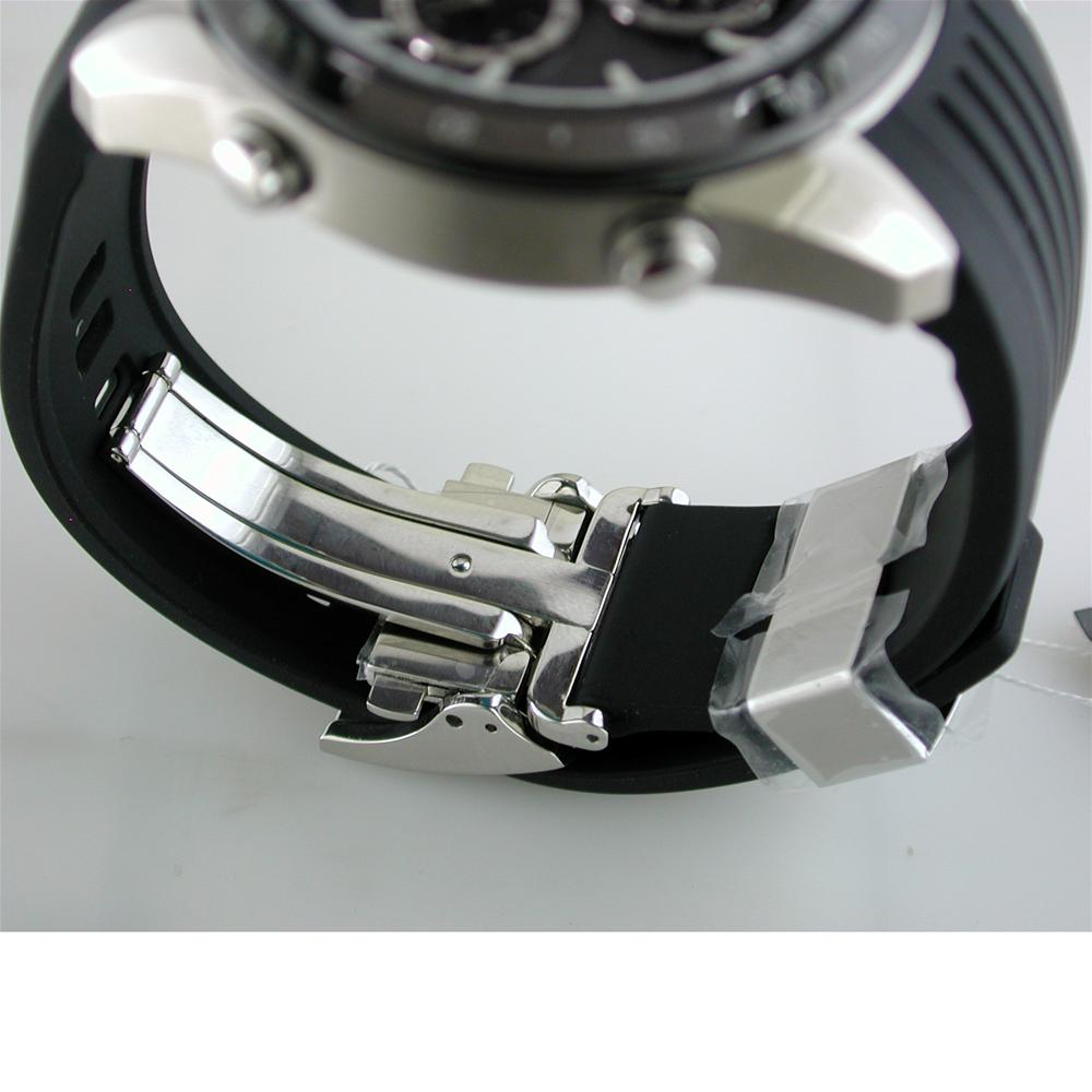 Seiko Astron Solar GPS Ceramic Black Stainless White 44.6mm Chronograph Watch SSE015