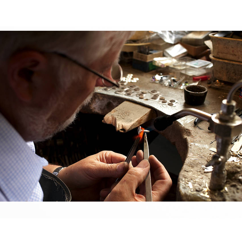 Deakin & Francis Golf Club Silver Cufflinks