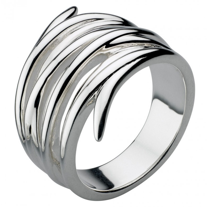 Kit Heath Sterling Silver Helix Wrap Ring