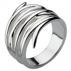 Kit Heath Sterling Silver Helix Wrap Ring