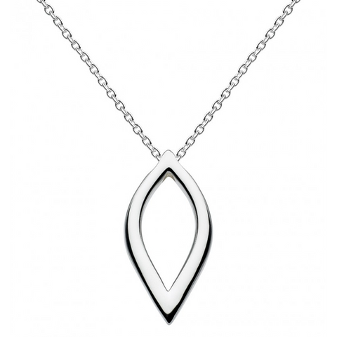 Kit Heath Sterling Silver Marquise Pointed Necklace
