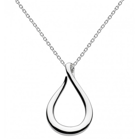 Kit Heath Sterling Silver Allure Teardrop Necklace