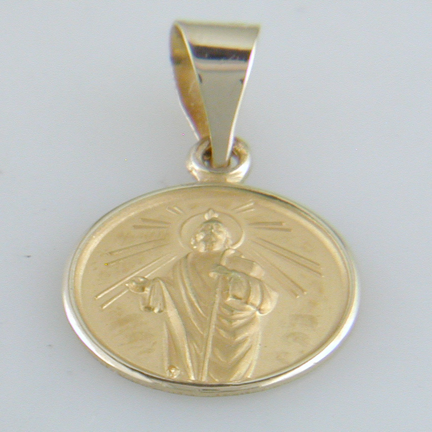 18k Yellow Gold St. Jude Thaddeus Charm