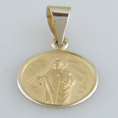 18k Yellow Gold St. Jude Thaddeus Charm