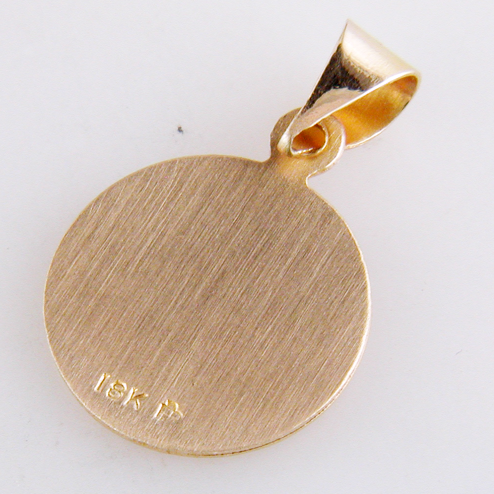 18k Yellow Gold St. Christopher Charm