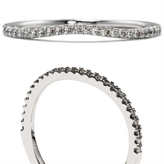 Hearts on Fire Felicity Diamond Wedding Band .15ctw