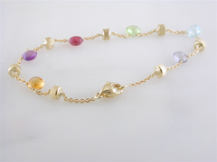 Marco Bicego Paradise Color Gemstone Yellow Gold Bracelet BB765