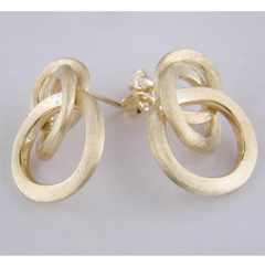 Marco Bicego 18K Yellow Gold Jaipur Dangle Earrings CB938Y