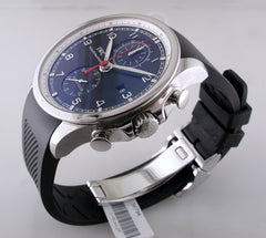 Pre-Owned IWC Portugieser Yacht Club Chronograph Black Dial Rubber Strap Watch IW390210
