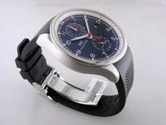 Pre-Owned IWC Portugieser Yacht Club Chronograph Black Dial Rubber Strap Watch IW390210