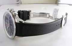 Pre-Owned IWC Portugieser Yacht Club Chronograph Black Dial Rubber Strap Watch IW390210