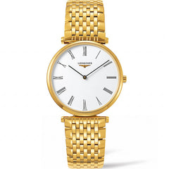 Longines La Grande Classique White Quartz PVD Watch 36MM L47552118