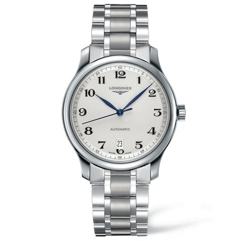 Longines Master Automatic Silver Stainless Steel Watch 38MM L26284786
