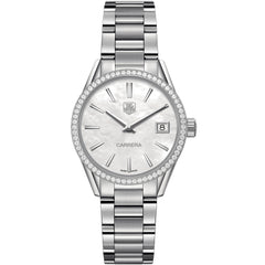 Tag Heuer Carrera Quartz Mother of Pearl Diamond Bezel 32MM WAR1315.BA0778
