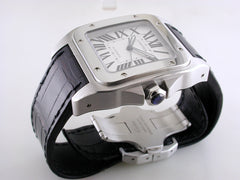 Cartier Santos 100 XL Stainless Steel Watch Certified Pre-owned W20073X8 41.3mm