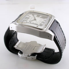 Cartier Santos 100 XL Stainless Steel Watch Certified Pre-owned W20073X8 41.3mm