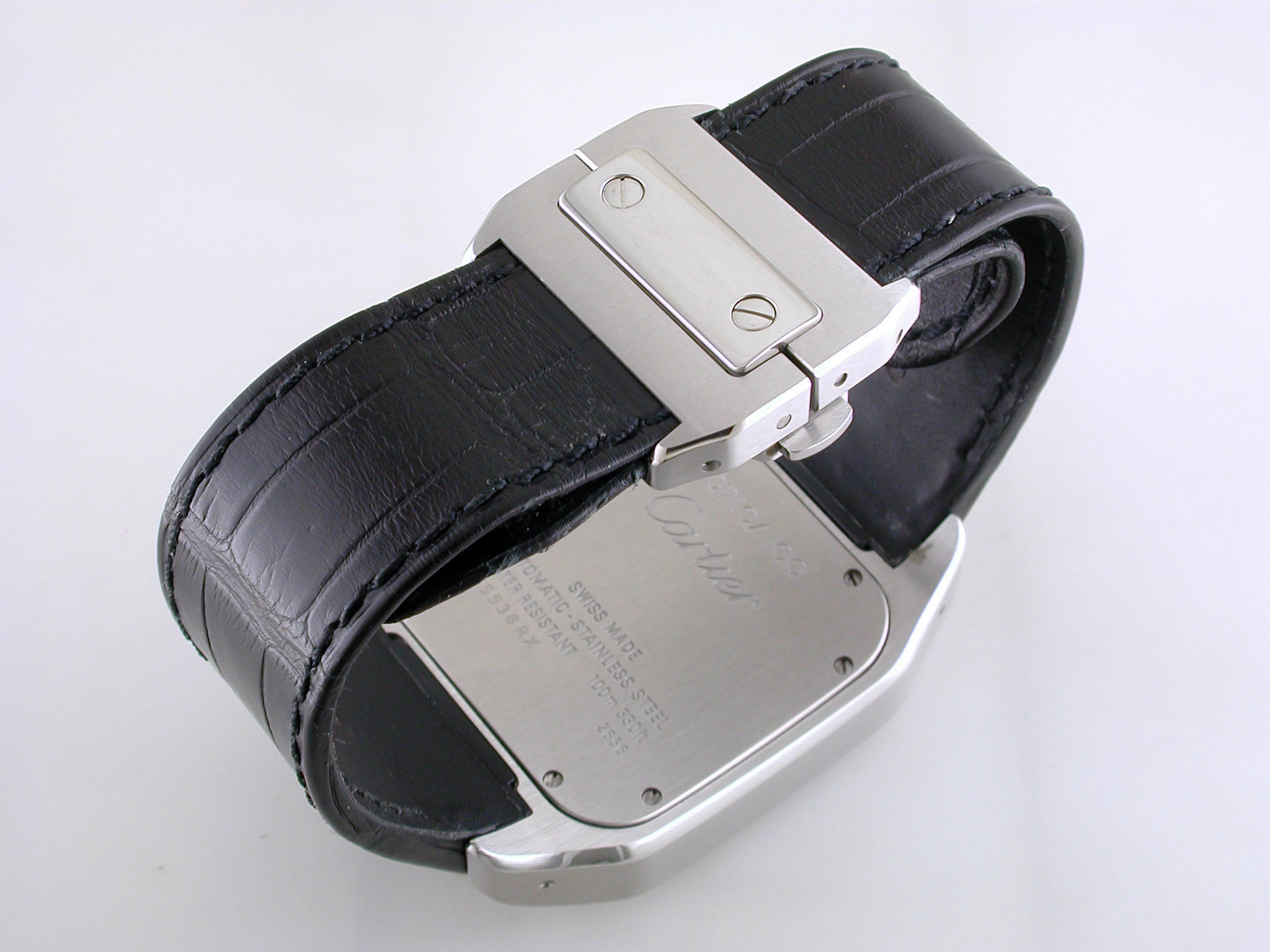 Cartier Santos 100 XL Stainless Steel Watch Certified Pre-owned W20073X8 41.3mm