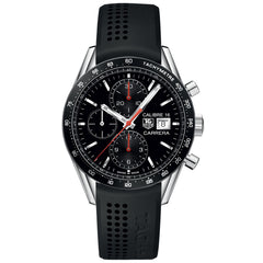 Tag Heuer Carrera 100M Calibre 16 Automatic Chronograph Black Rubber CV201AK.FT6040