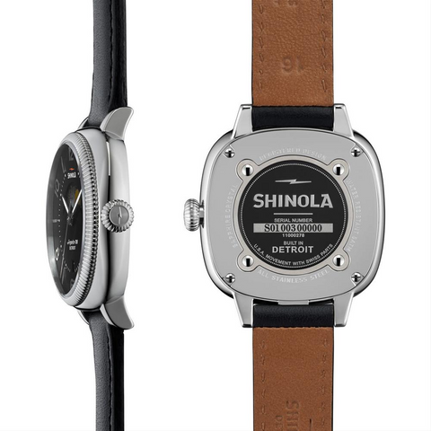Shinola Gomelsky Moon Phase Black Dial 36mm Women's Watch S0110000278