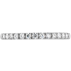 Hearts on Fire Destiny Diamond Wedding Band Ring 18K White Gold