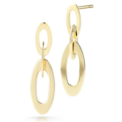 Roberto Coin Chic & Shine Mini Earrings 18K Yellow Gold