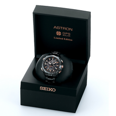 Seiko Astron GPS Black Titanium & Rose Gold Limited Edition Resort Solar Watch SSE019