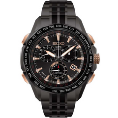 Seiko Astron GPS Black Titanium & Rose Gold Limited Edition Resort Solar Watch SSE019