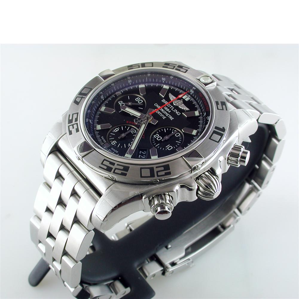 Breitling Chronomat 44 Flying Fish Chronograph Automatic Watch Boxes Papers Warranty AB011610