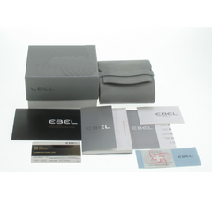 Ebel Classic Wave Men's Black Dial Stainless Steel Watch 37mm 1215274