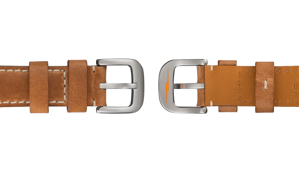 Shinola Gents 41mm Runwell Green Dial Maple Aniline Leather Watch 10000026