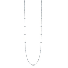 Roberto Coin DIAMONDS BY THE INCH 15 STATION DIAMOND NECKLACE White Gold