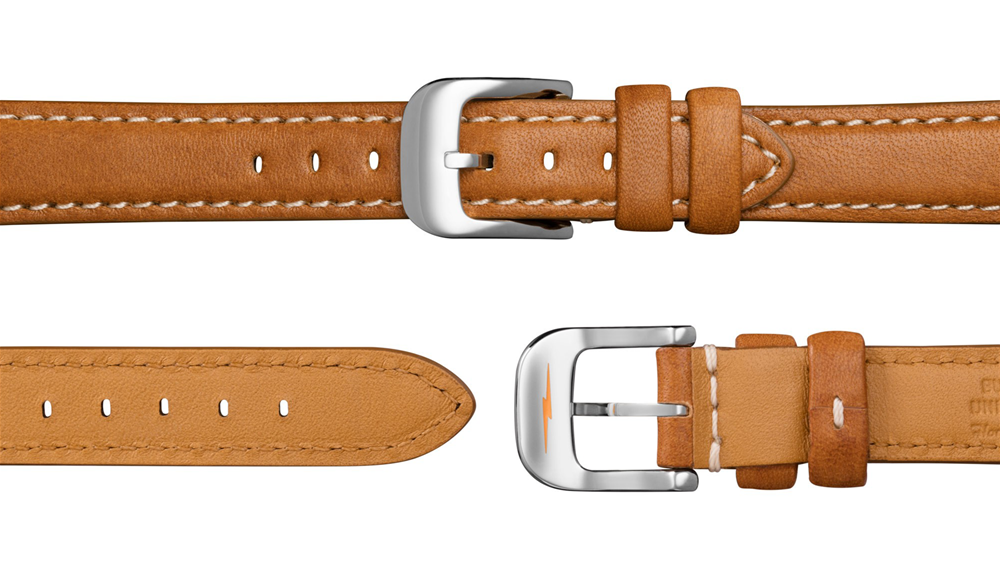 Shinola 36mm Ladies Gomelsky Pearl White Dial Natural Leather Watch 20001104