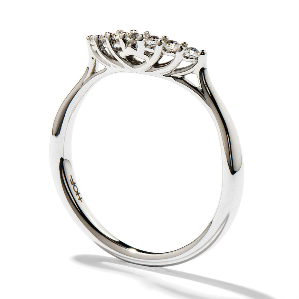 Hearts on Fire Felicity Queen Anne Diamond Wedding Band Ring