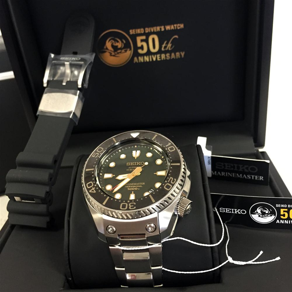 Seiko Prospex Marine Master 1000m Hi-Beat Watch SBEX001 Limited Edition 50th Anniversary