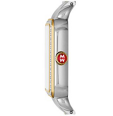 Michele Deco II Mid-size Diamond Two-tone Diamond Dial Watch MWW06i000004
