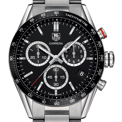 TAG Heuer CARRERA Chronograph 43MM Black Stainless Steel  PANAMERICANA SPECIAL EDITION CV1A10.BA0799