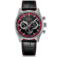 Zenith El Primero Red Steel Chronograph 36,000 VPH Watch