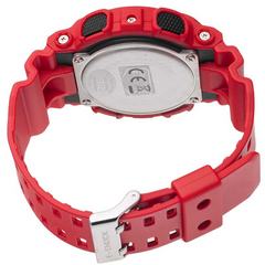 Casio G-Shock Analog Digital Red Classic Watch GA100B-4A