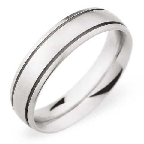 Christian Bauer 6mm Brushed 18K Men's Wedding Band