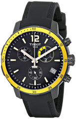 Tissot Quickster Chronograph 42mm Football Black & Yellow Watch T0954493705700
