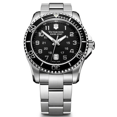 Victorinox Swiss Army Maverick GS Black Dial Steel Watch Men's  241436