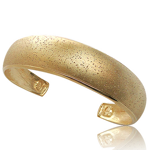 Charles Garnier Delfina Gold Plated Silver Domed Cuff Bracelet CXC113Y