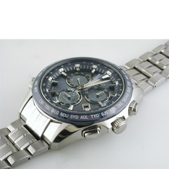 Seiko Astron GPS Solar Titanium Blue Dial Ceramic Bezel 44.6mm Watch SSE005