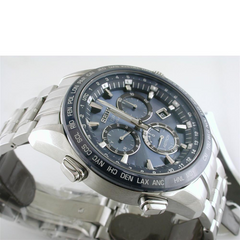 Seiko Astron GPS Solar Titanium Blue Dial Ceramic Bezel 44.6mm Watch SSE005