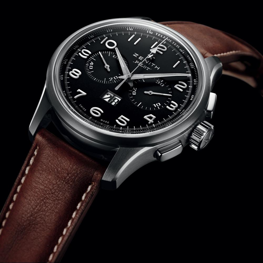 Zenith Pilot Big Date Special Black Chronograph Watch