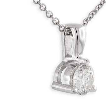 Forevermark Round Diamond Solitaire Pendant Necklace
